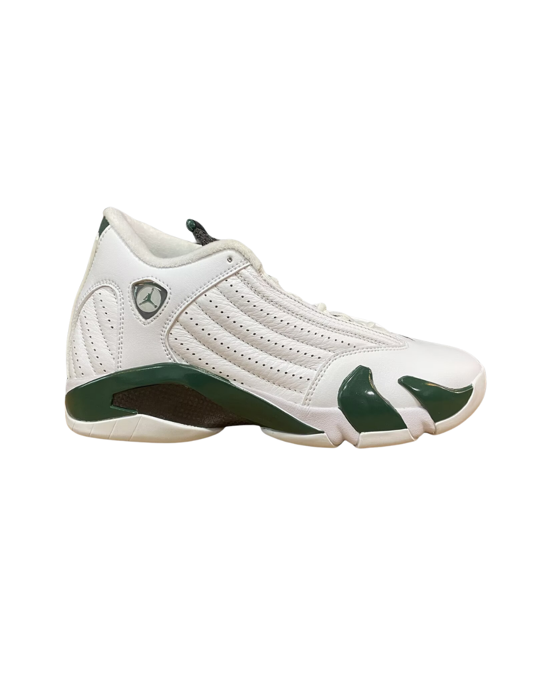 Air Jordan 14 Retro White Forest Green — 311832-131
