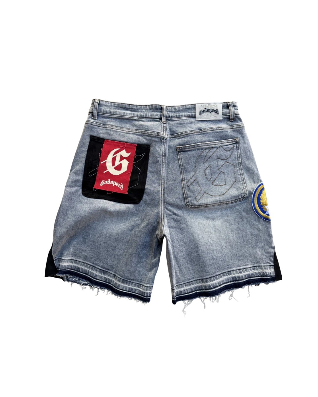 godspeed-patchwork-denim-shorts-v2-blue-distressed-back-view.png