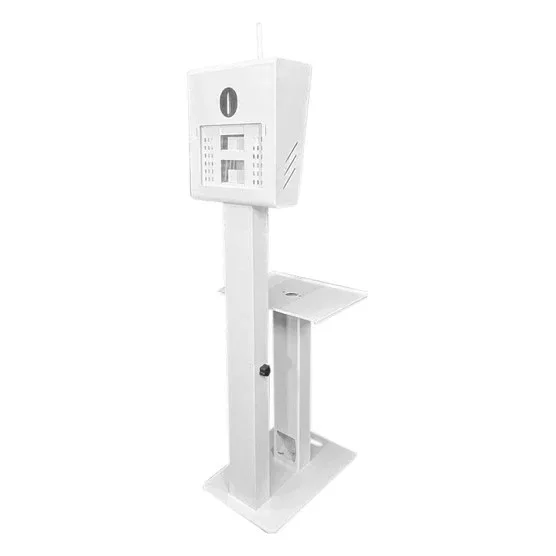 White photo booth shell