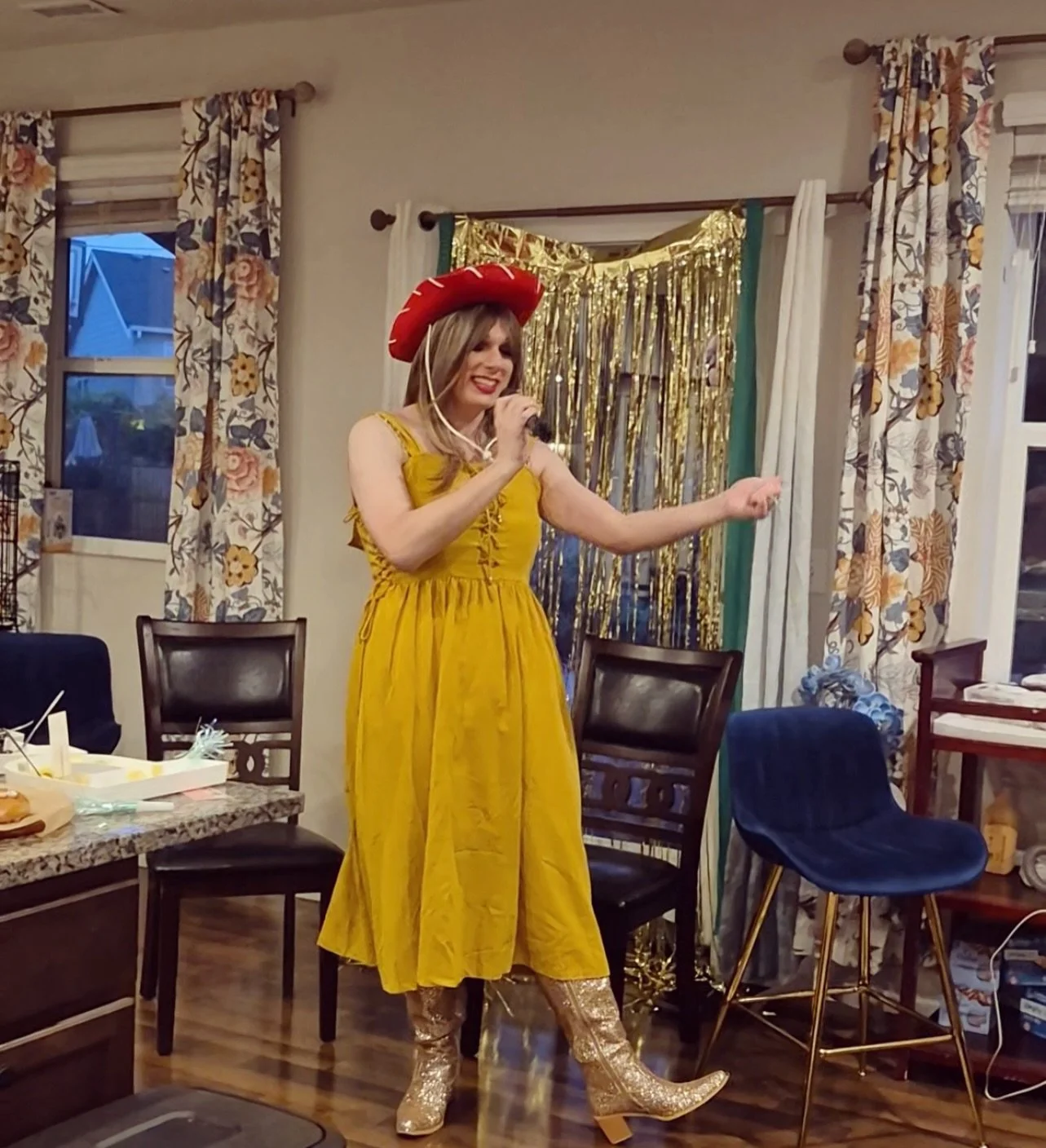 🤠 Who&rsquo;s ready for the return of Country Taylor?

You&rsquo;re right, I Knew It. 😉✨

So why not let Country Taylor make her comeback at your next event? From the boots to the banjo vibes, we can bring a little Taylor Swift country magic to you