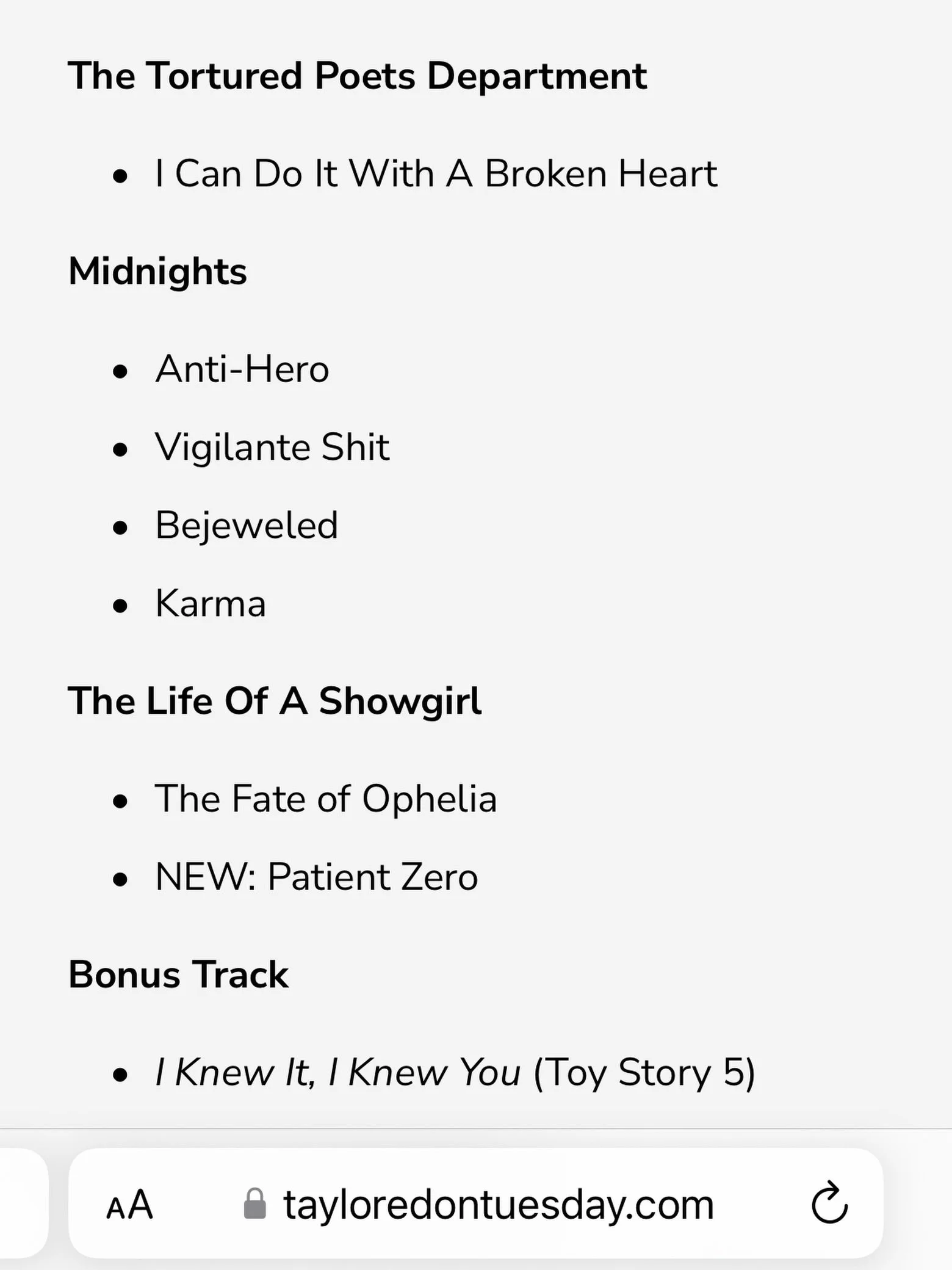 I take tremendous joy in the fact that on the same day the music video dropped, I can still be found trying to figure out what the actual hell I just watched. And I digress because, with great joy, I can now chalk this song up to the setlist on this 