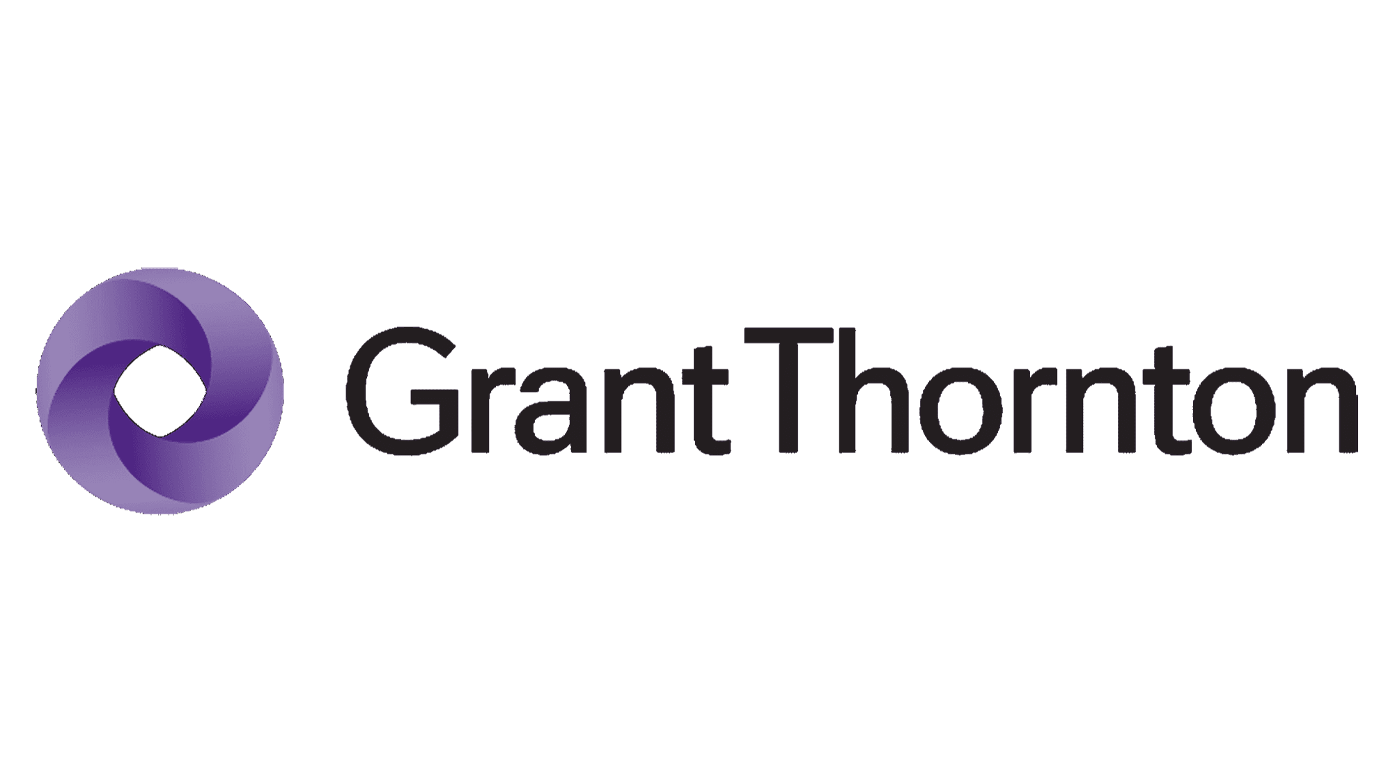 Grant Thornton logo with purple circular symbol and black text