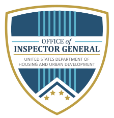 Badge for the Office of Inspector General of the U.S. Department of Housing and Urban Development