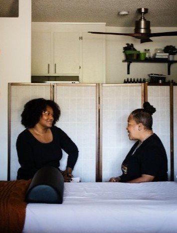 Karen of The Funky Truth Healing and Shantell.