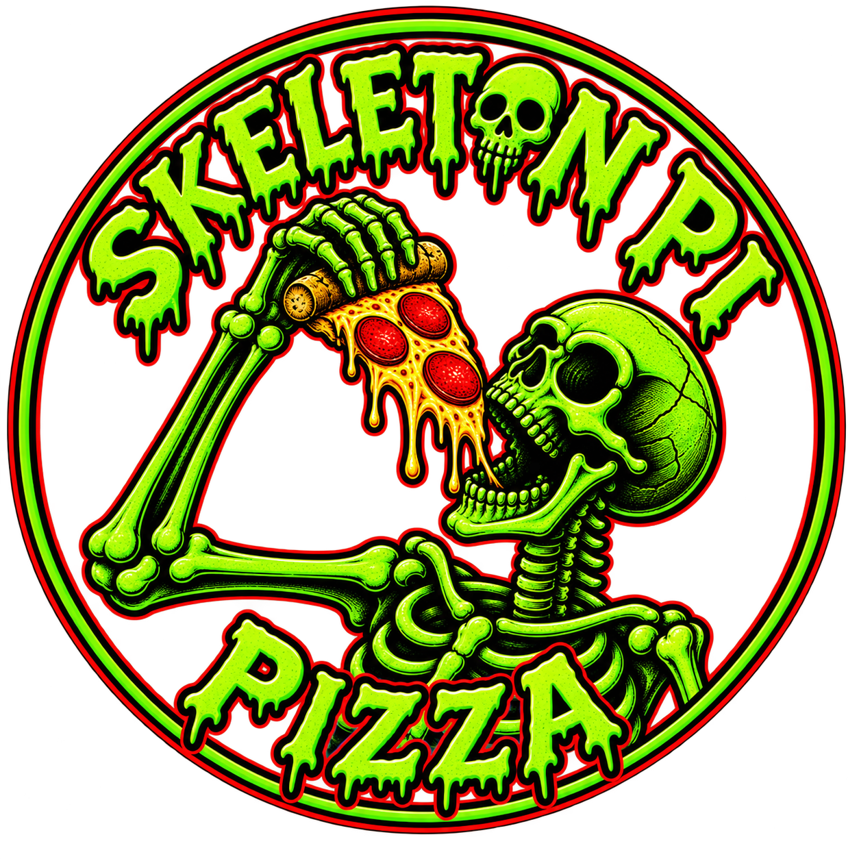 SKELETON PIZZA