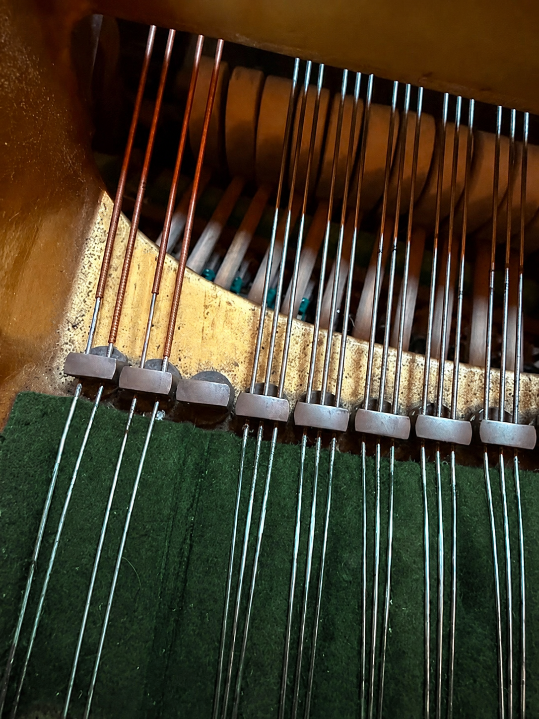 Missing piano string