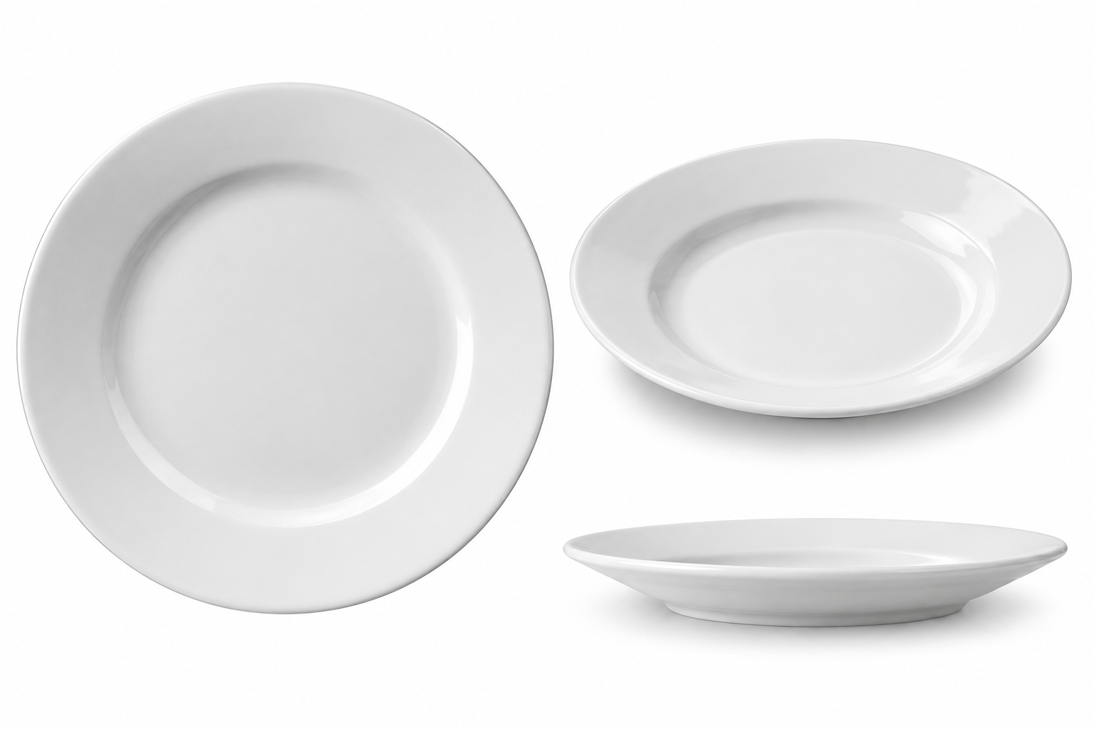 Rond wit bord 16 cm