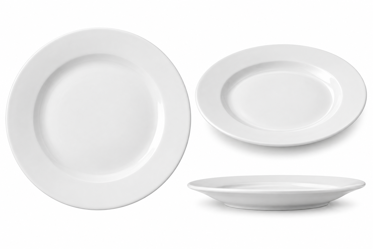 Rond wit bord 30 cm