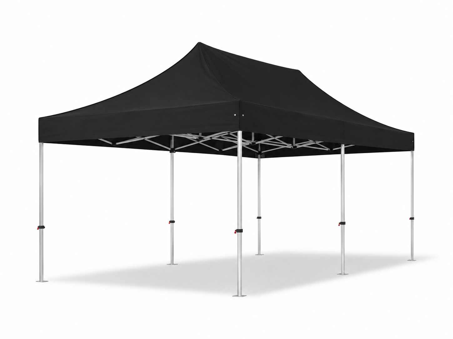 Easy up partytent zwart  6x3