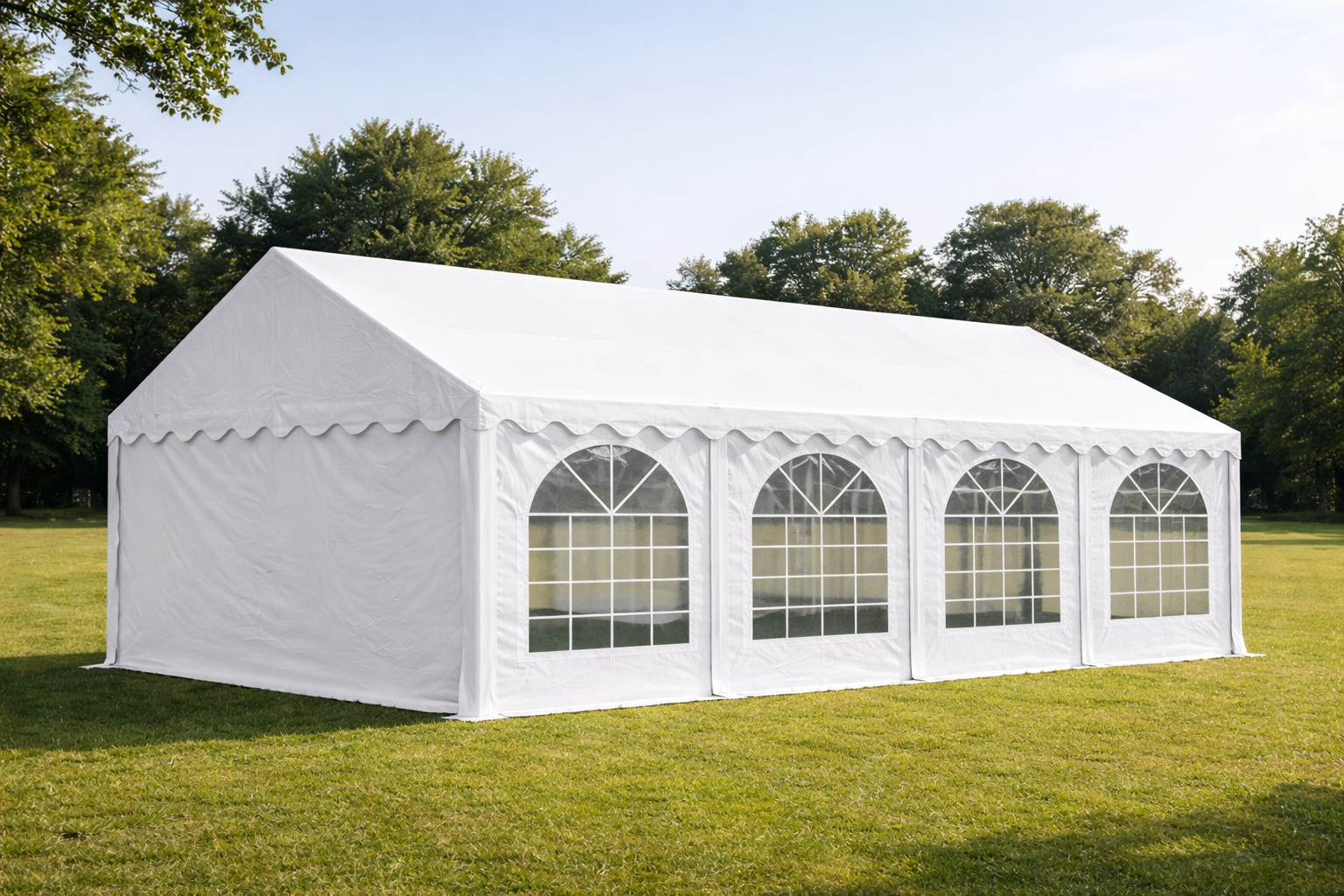 Partytent wit 8x4 meter