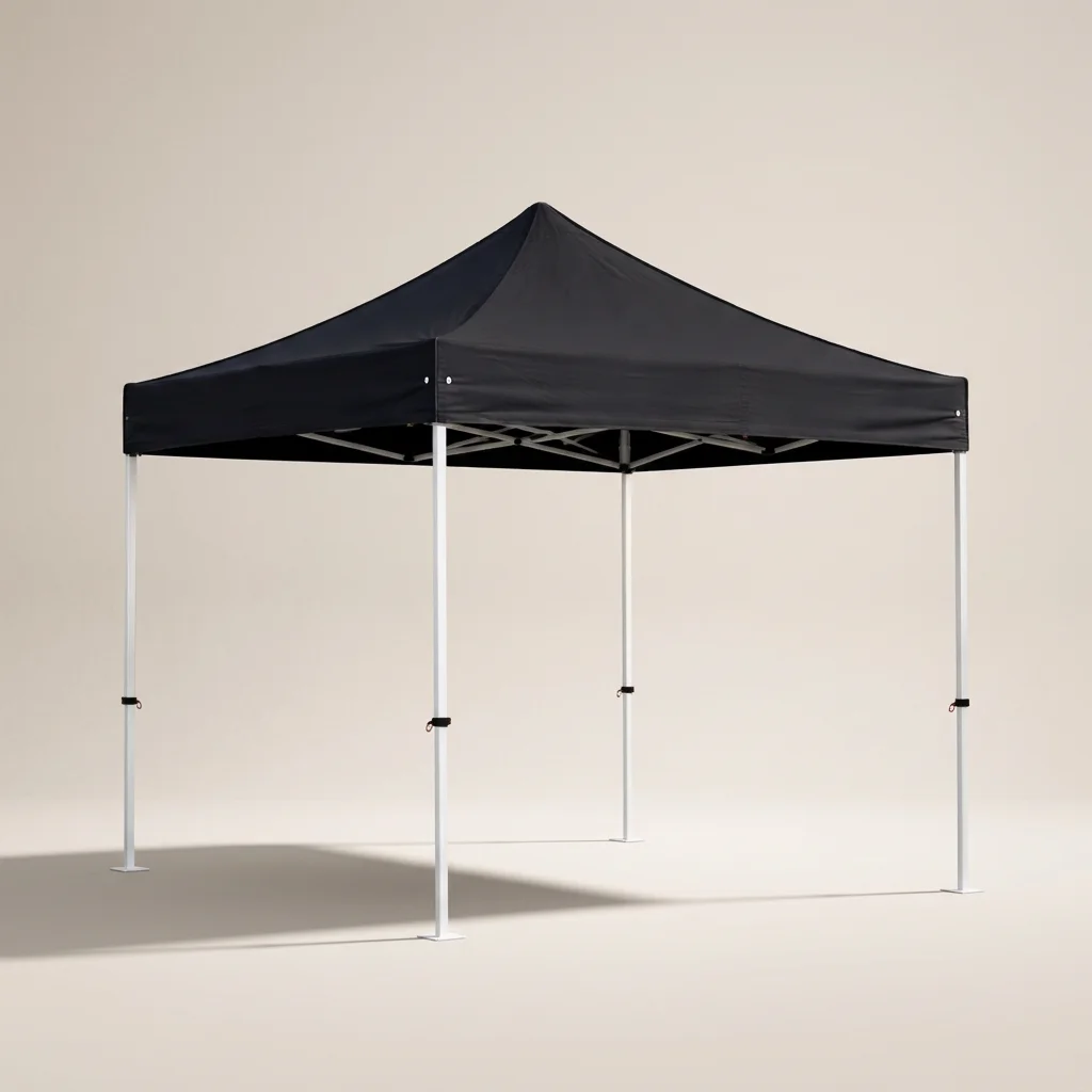 Easy up partytent zwart 4x4