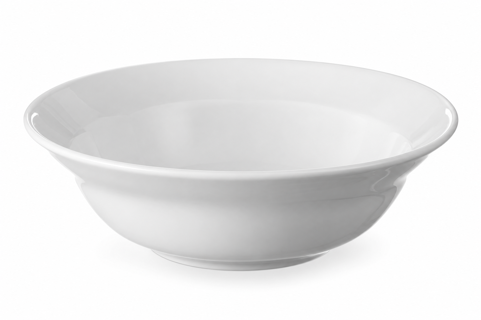 Witte slaschaal 25 cm