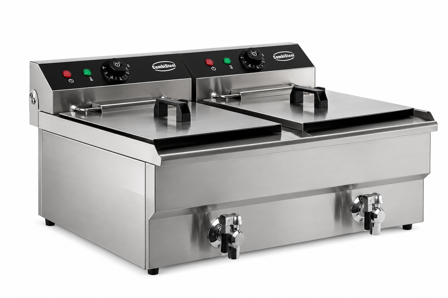 Elektrische Tafelfriteuse 2×8 Liter Huren (400V)