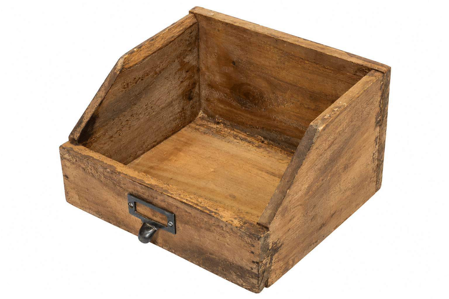 Houten Bestekbak / Melk- en Suikerhouder 24 cm