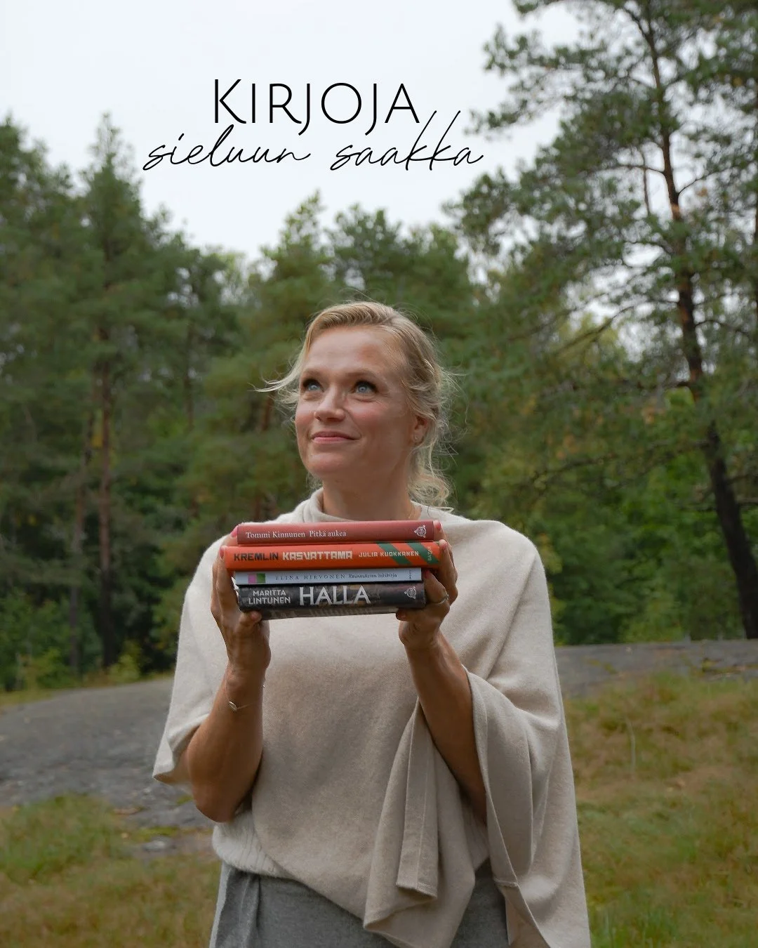 Mainos @kirja.fi

📚 Syksyn pimetess&auml; haluan lukea kirjoja, jotka koskettavat syv&auml;lle sieluun saakka. Sellaisia kirjoja on todellakin t&auml;m&auml; kolmikko, jonka luin innolla! 

✨ Kuvista l&ouml;yd&auml;t tarkemmat kuvaukset kustakin sie