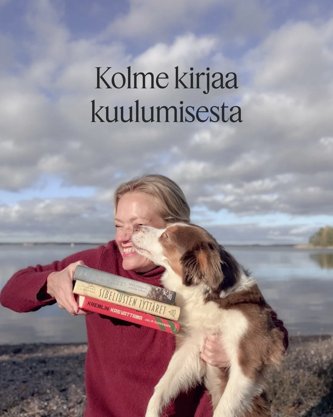 Mainos @kirja.fi 

📚 Kolme kirjaa kuulumisesta &ndash; ja naisista, jotka j&auml;tt&auml;v&auml;t j&auml;ljen.

Aikamme janoaa yhteis&ouml;llisyytt&auml; ja yhteytt&auml; yksil&ouml;n korostamisen sijaan. Jokainen tarvitsee kokemuksen siit&auml;, et