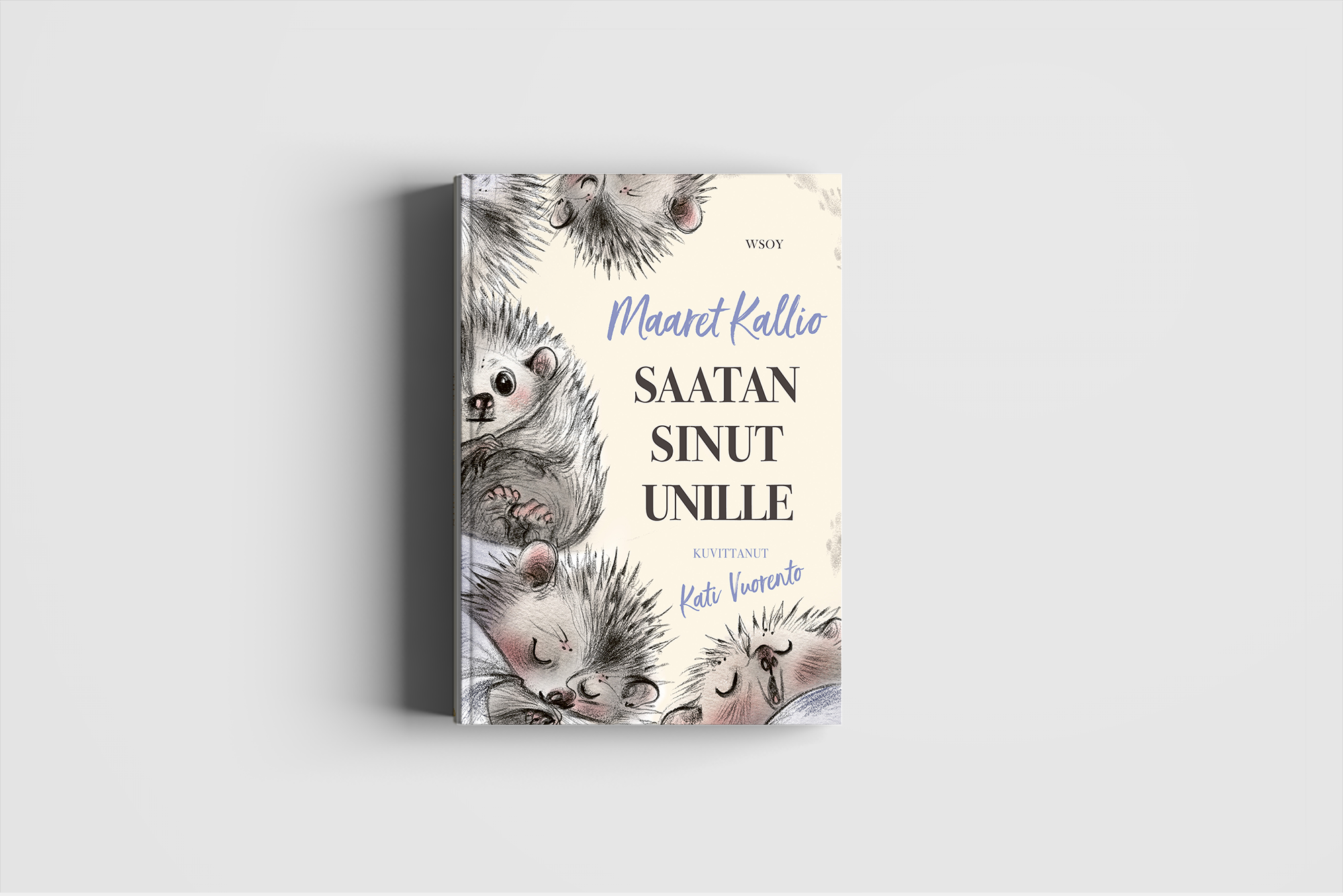 Kirjan kansi, jossa on piirroksia oravista ja rottista, ja otsikko 'Maaret Kallio SATAN SINUT UNILLE'.
