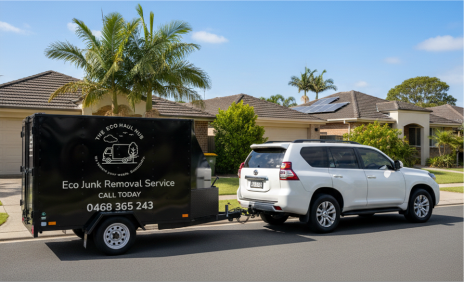 EcoHaulHub rubbish removal trailer and vehicle servicing Tweed Heads and Tweed Shire