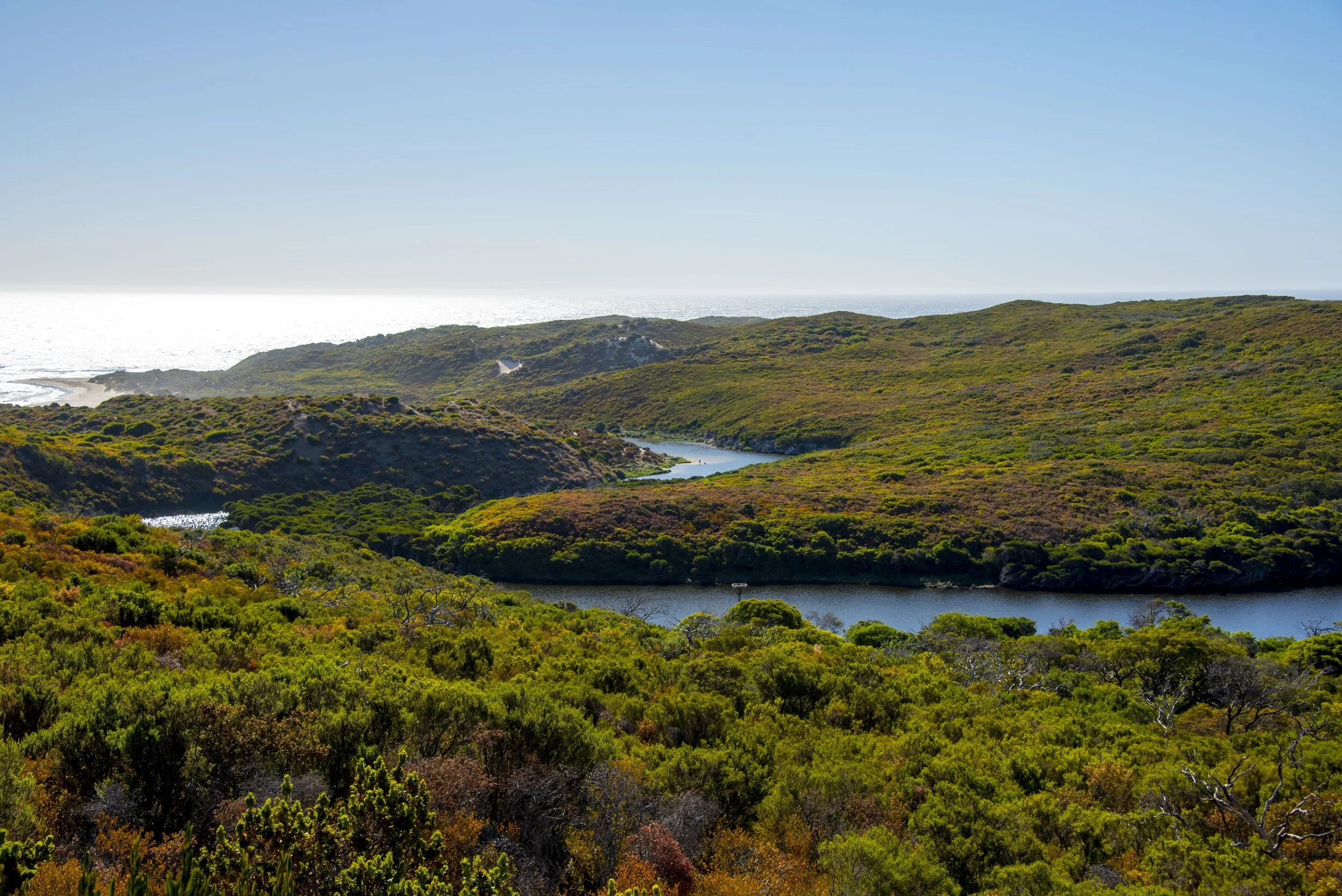 Margaret river river mouth landscape