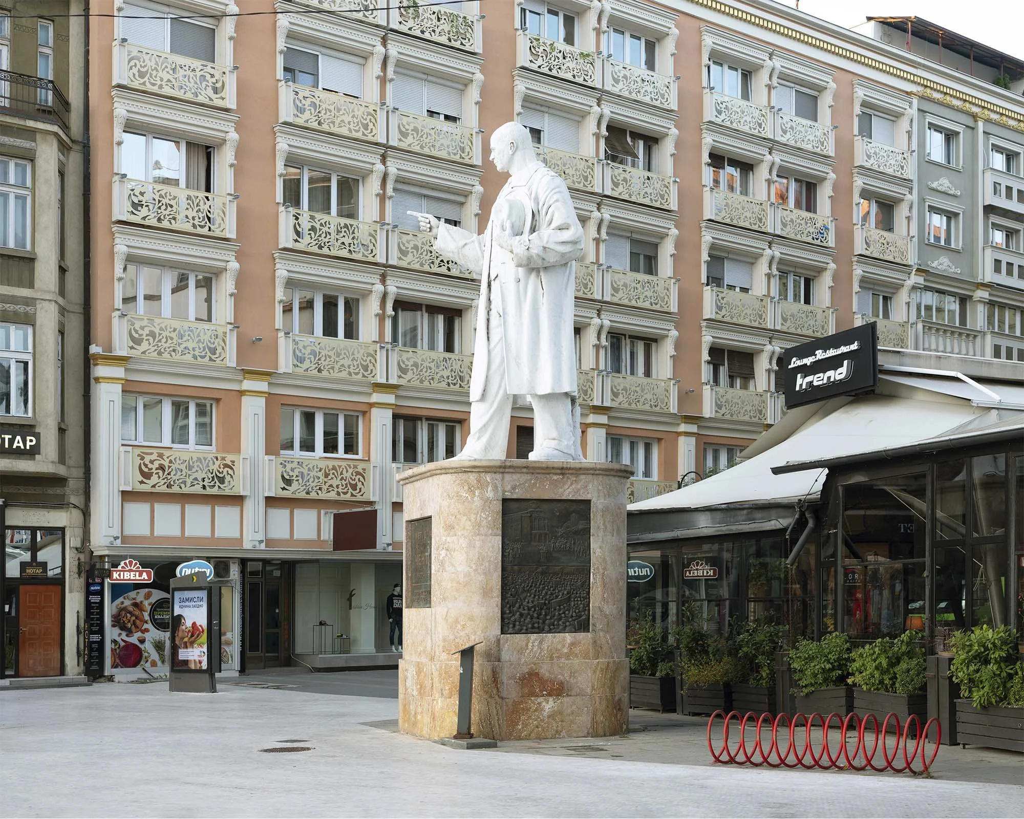 Documentary photography by Roman Bezjak from the Skopje series: The post-1963 modernist reconstruction reshaped by the neoclassical Skopje 2014 project