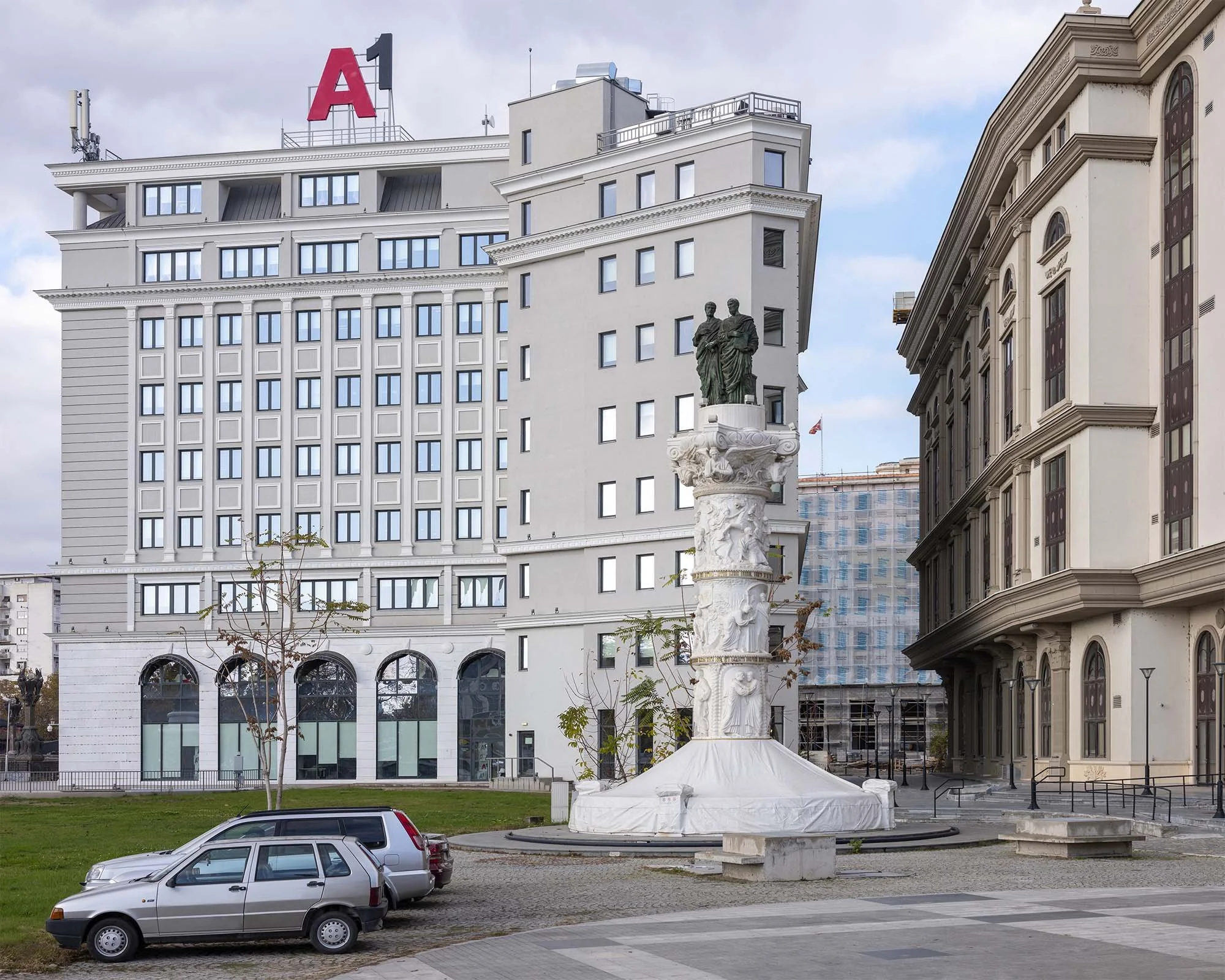 Documentary photography by Roman Bezjak from the Skopje series: The post-1963 modernist reconstruction reshaped by the neoclassical Skopje 2014 project