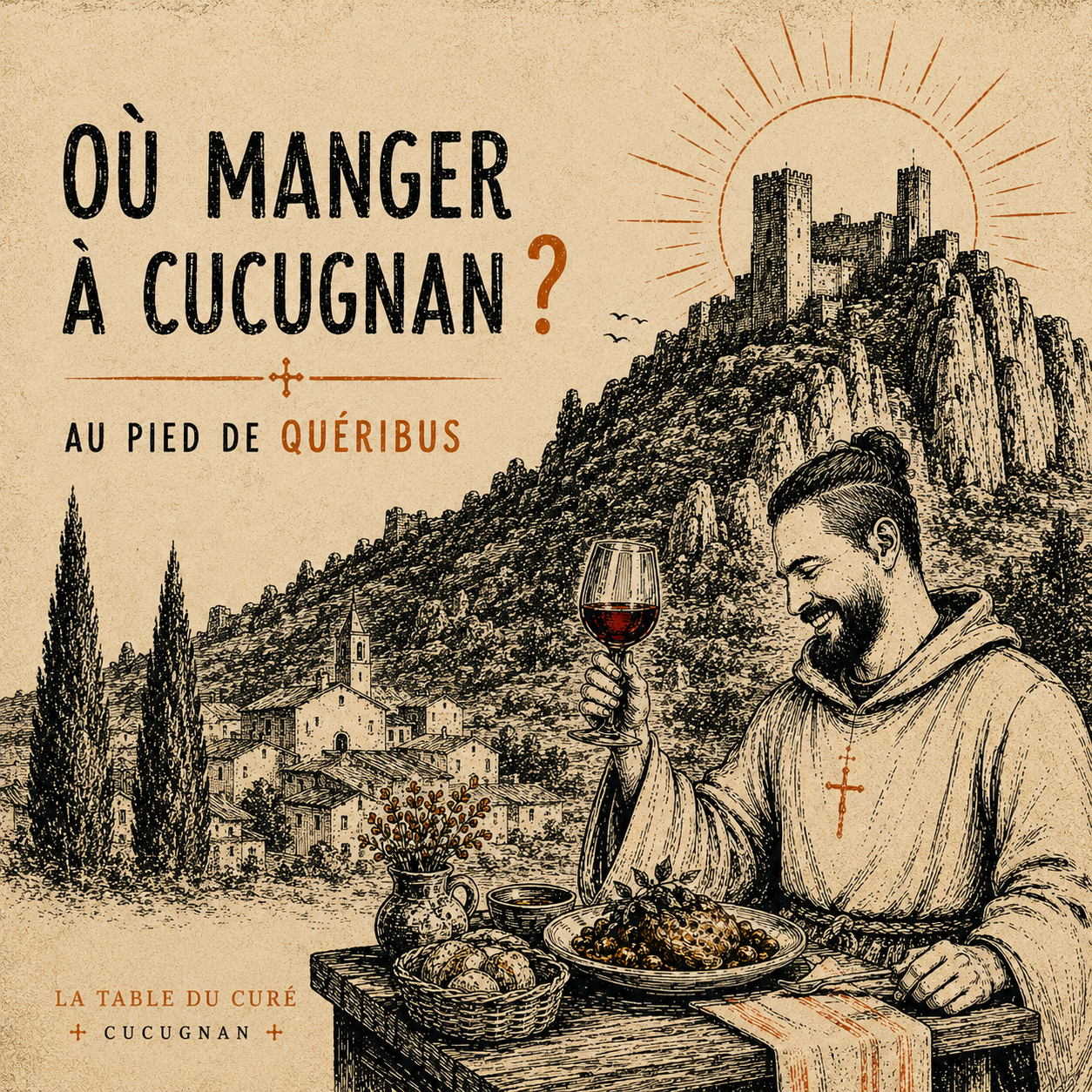 Où manger à Cucugnan ? Une table au pied de Quéribus