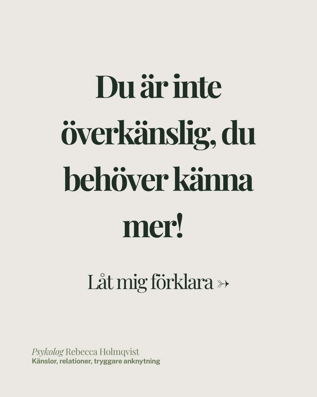 Bland det sv&aring;raste med &aring;ngest &auml;r att vi inte f&ouml;rst&aring;r oss sj&auml;lva - "varf&ouml;r f&aring;r jag s&aring; mycket panik?", "varf&ouml;r kan jag aldrig sluta oroa mig?".

Det g&ouml;r det s&aring; sv&ari