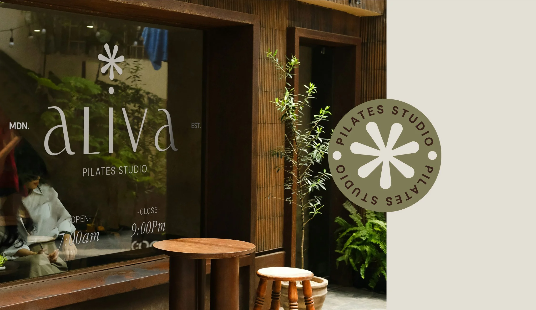 Aliva, Pilates Studio: Branding.