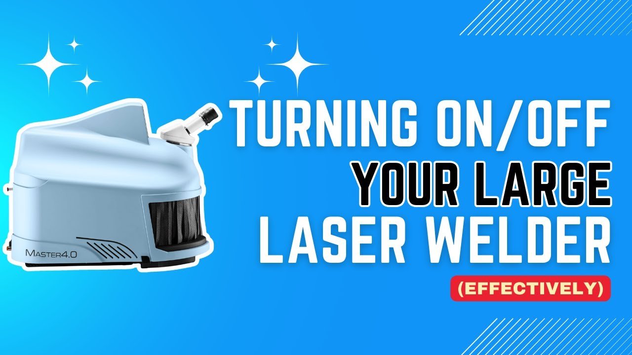Large Laser Welder Guide: Powering On, Presets, and Mega 5.0 vs MS35