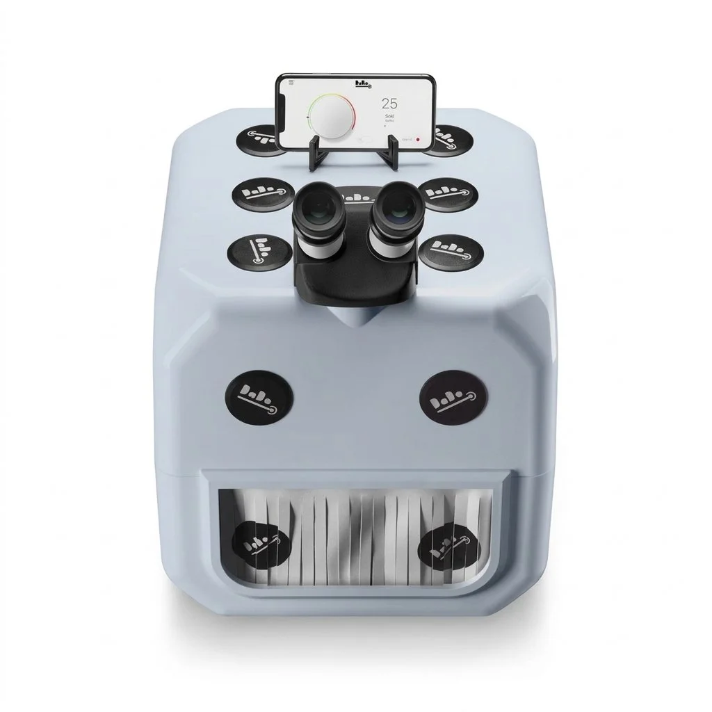 DaDo compact benchtop laser welder with binocular microscope for jewellery workshops