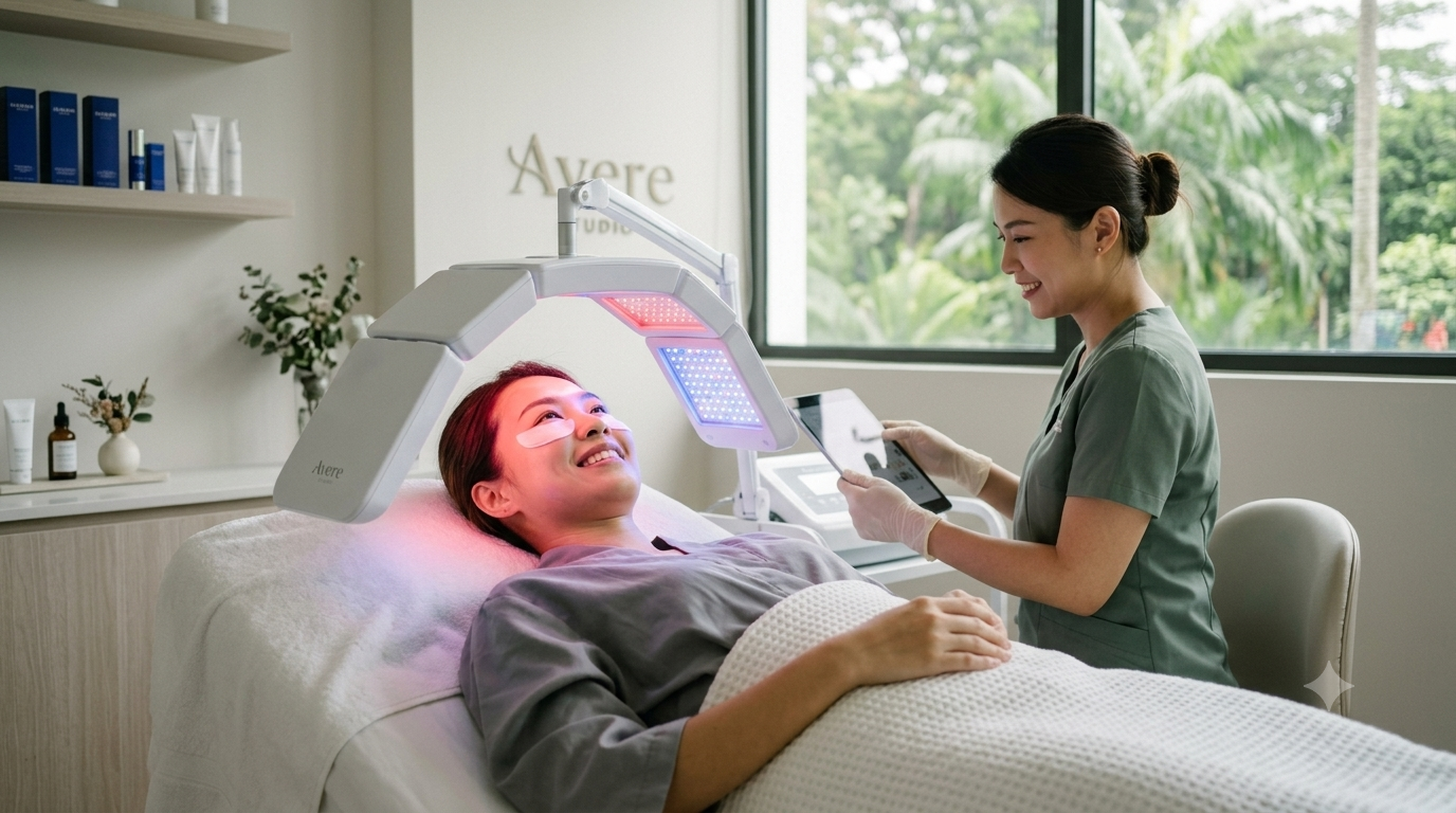 LED Light Therapy Facials in Singapore: What the Different Colours Actually Do