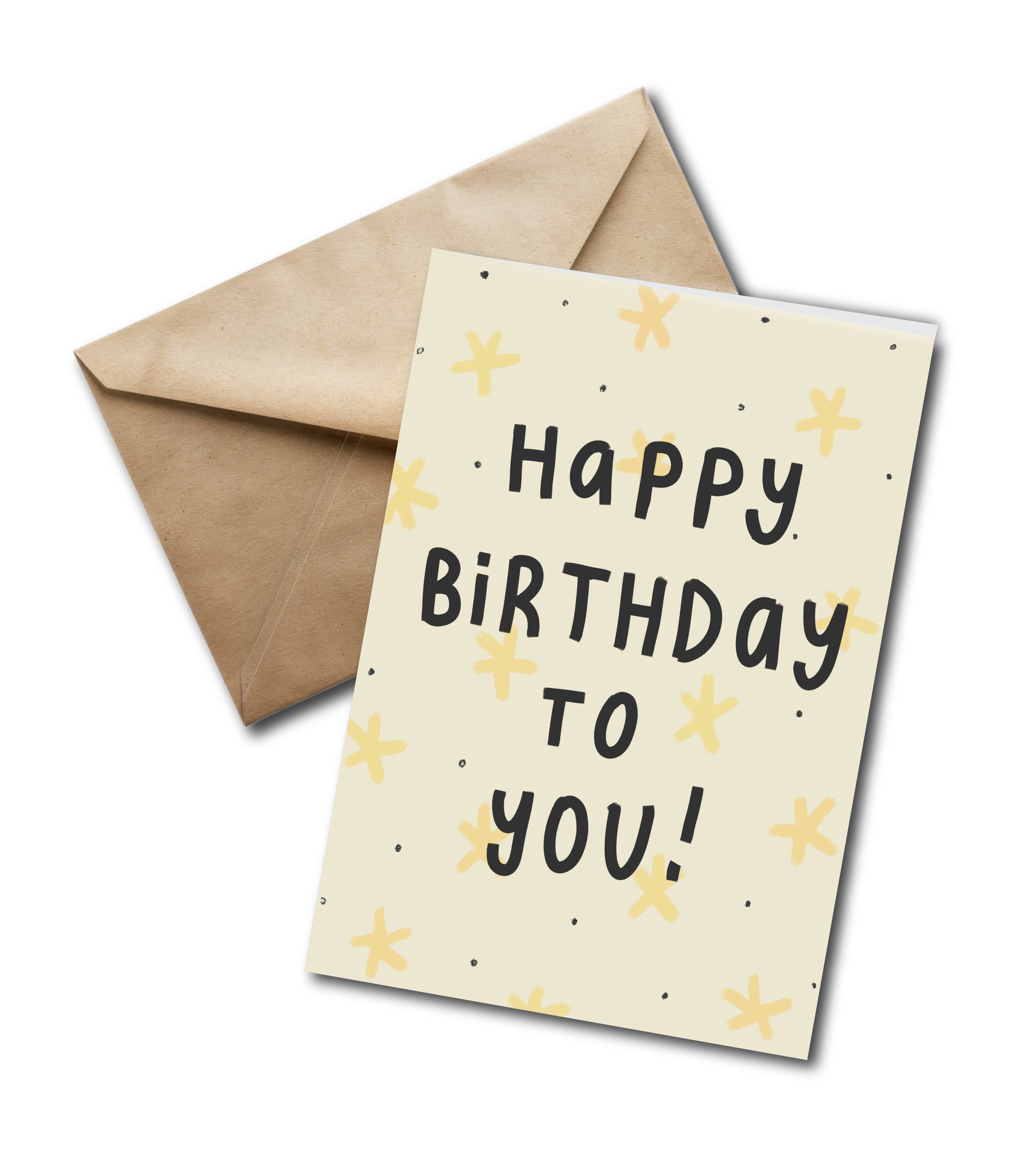 Star Happy Birthday Card