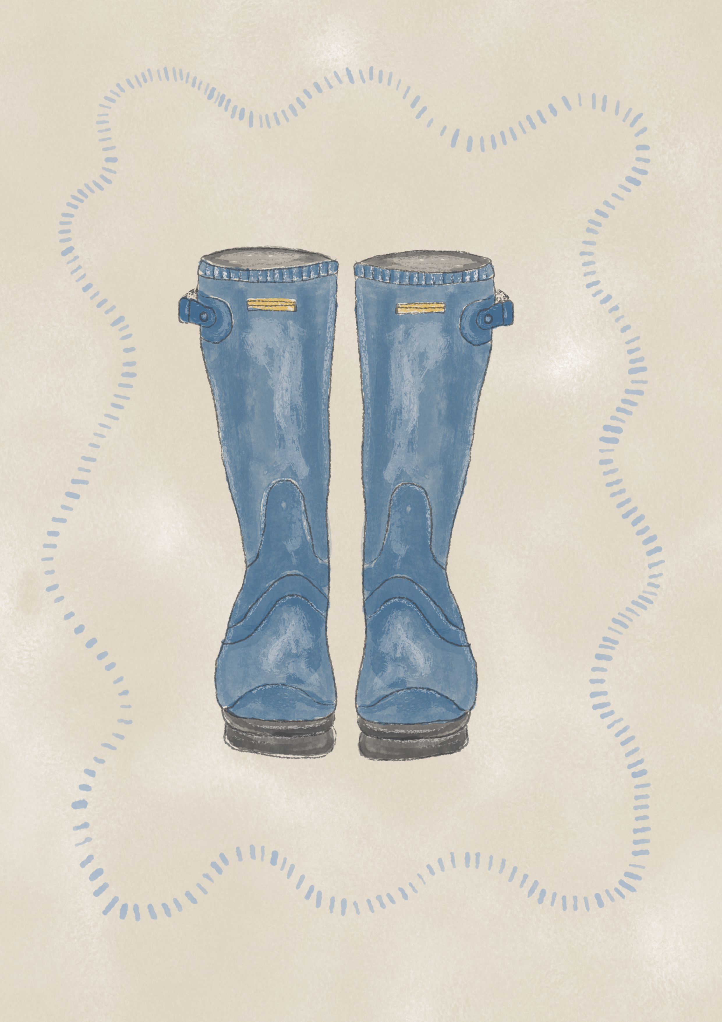 Blue Wellies