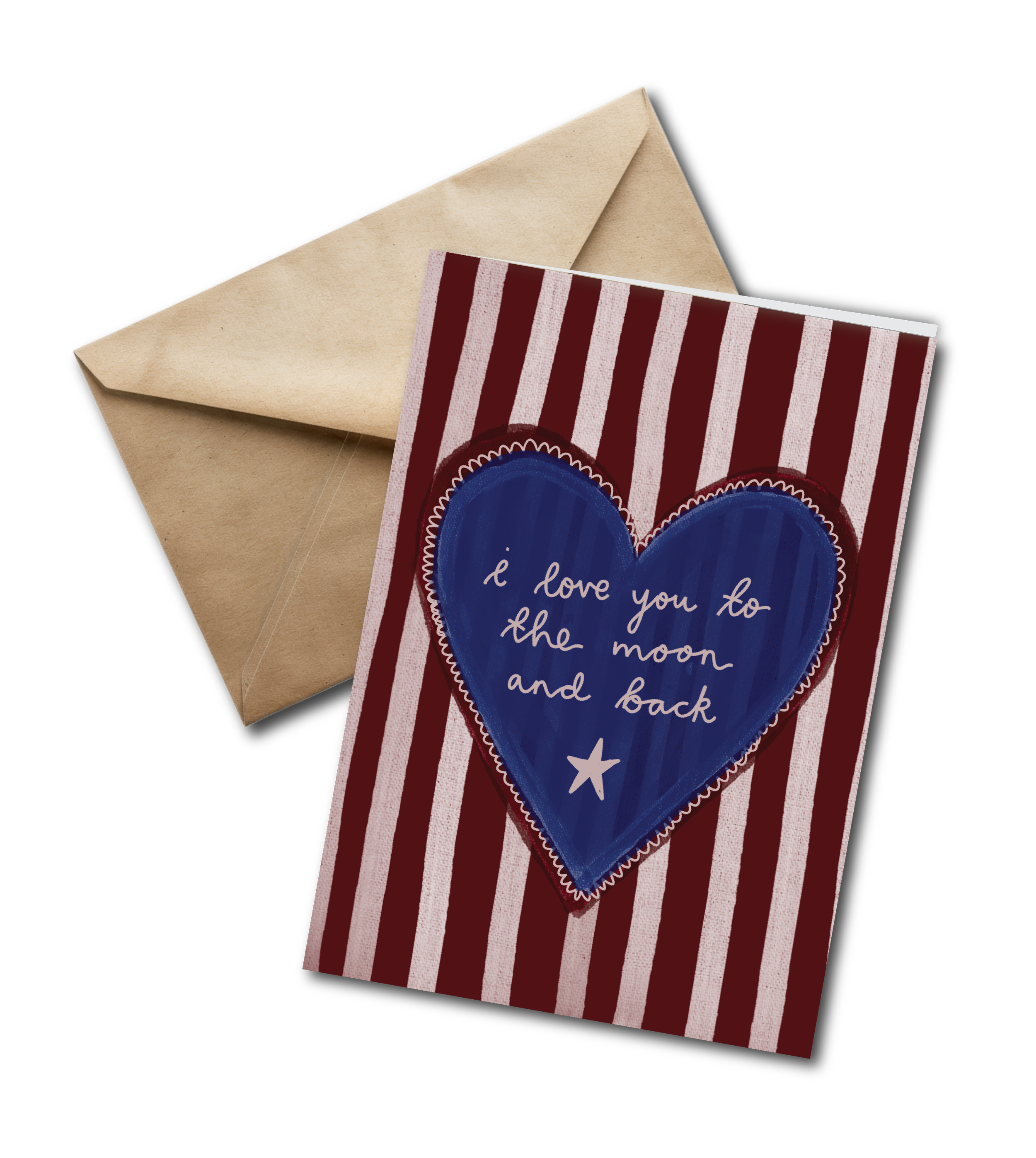 I Love You To The Moon And Back Card