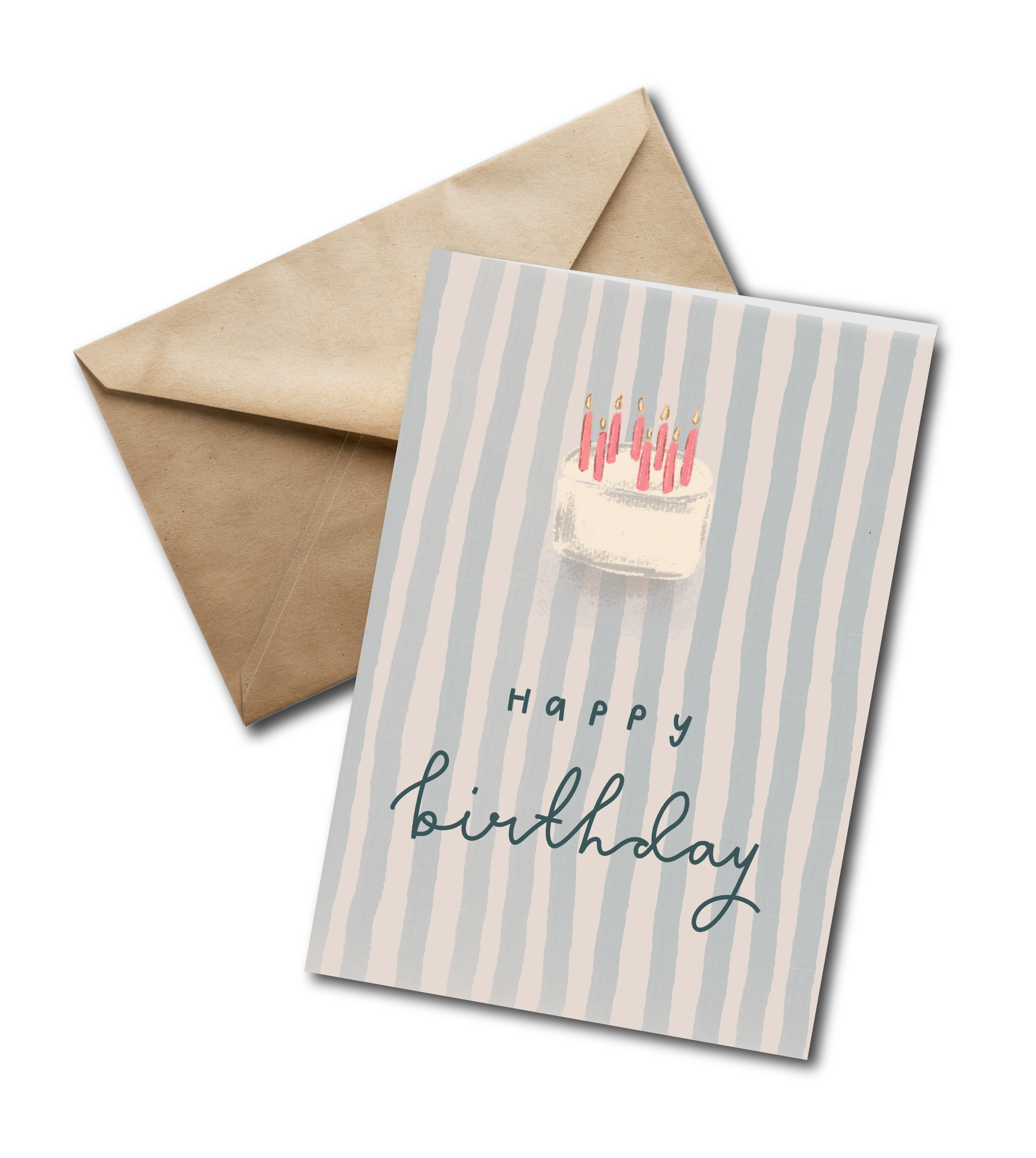 Cake Happy Birthday Card