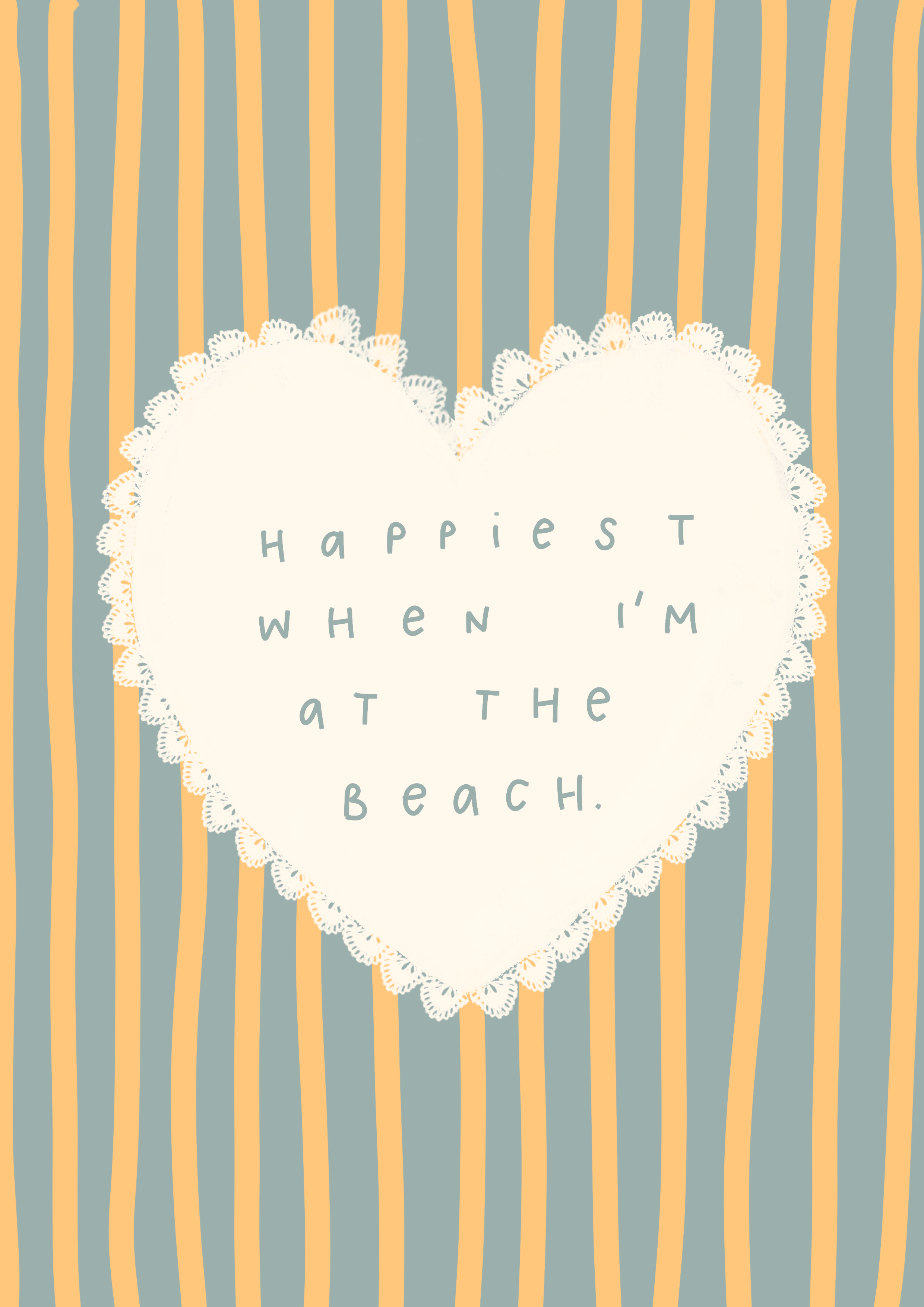 Happiest When I'm At The Beach