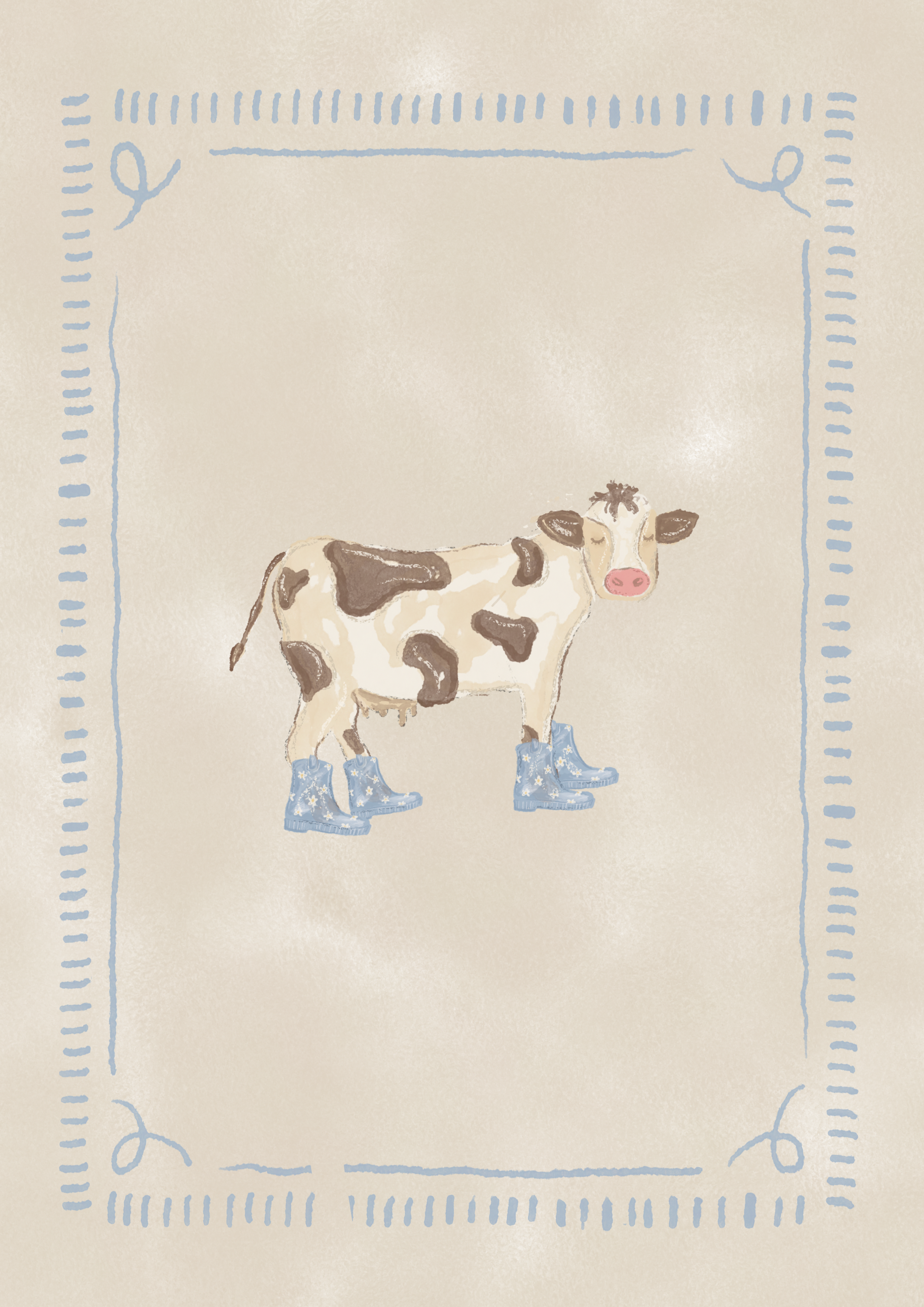 Cow With Wellies