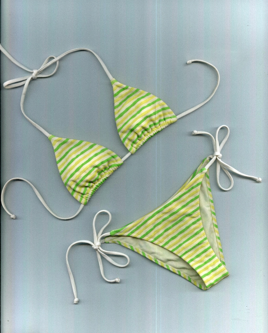 Carioca Green Stripes Bikini