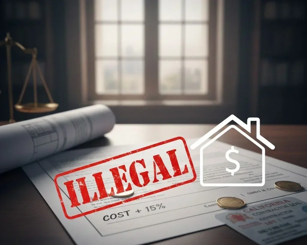 The Hidden Pitfall: Why Cost Plus Contracts Are Illegal for California Home Improvements