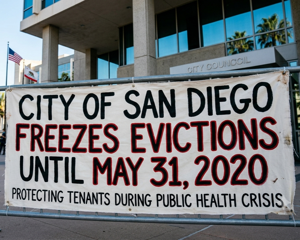 City of San Diego Freezes Evictions Until May 31, 2020
