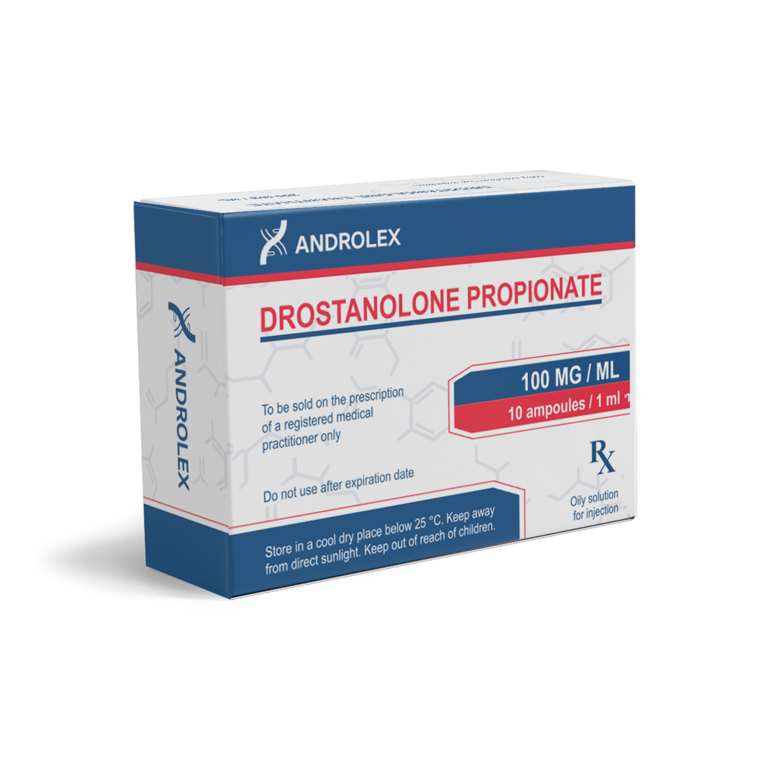 Androlex Drostanolone Propionate 100 mg/ml Ampoules