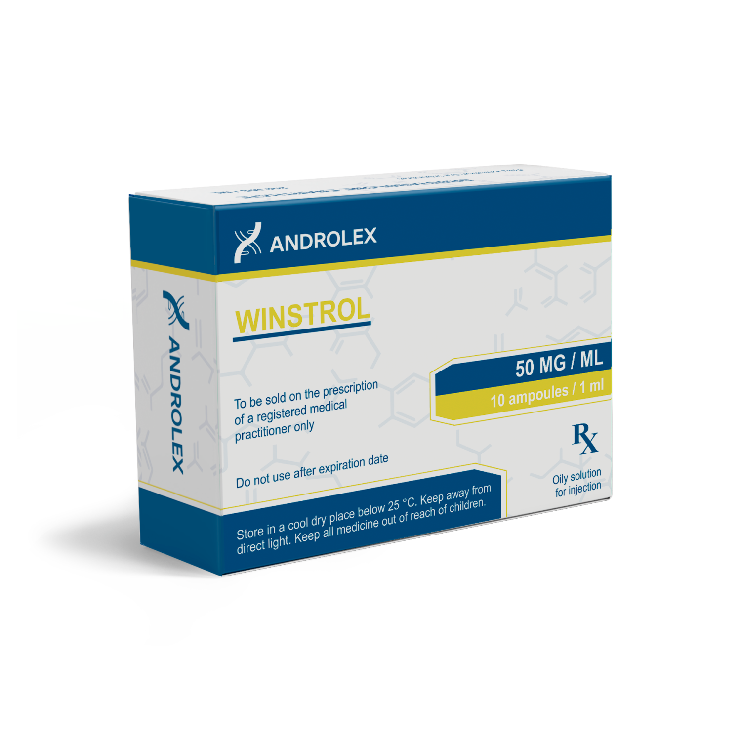 Androlex Winstrol 50 mg/ml Ampoules