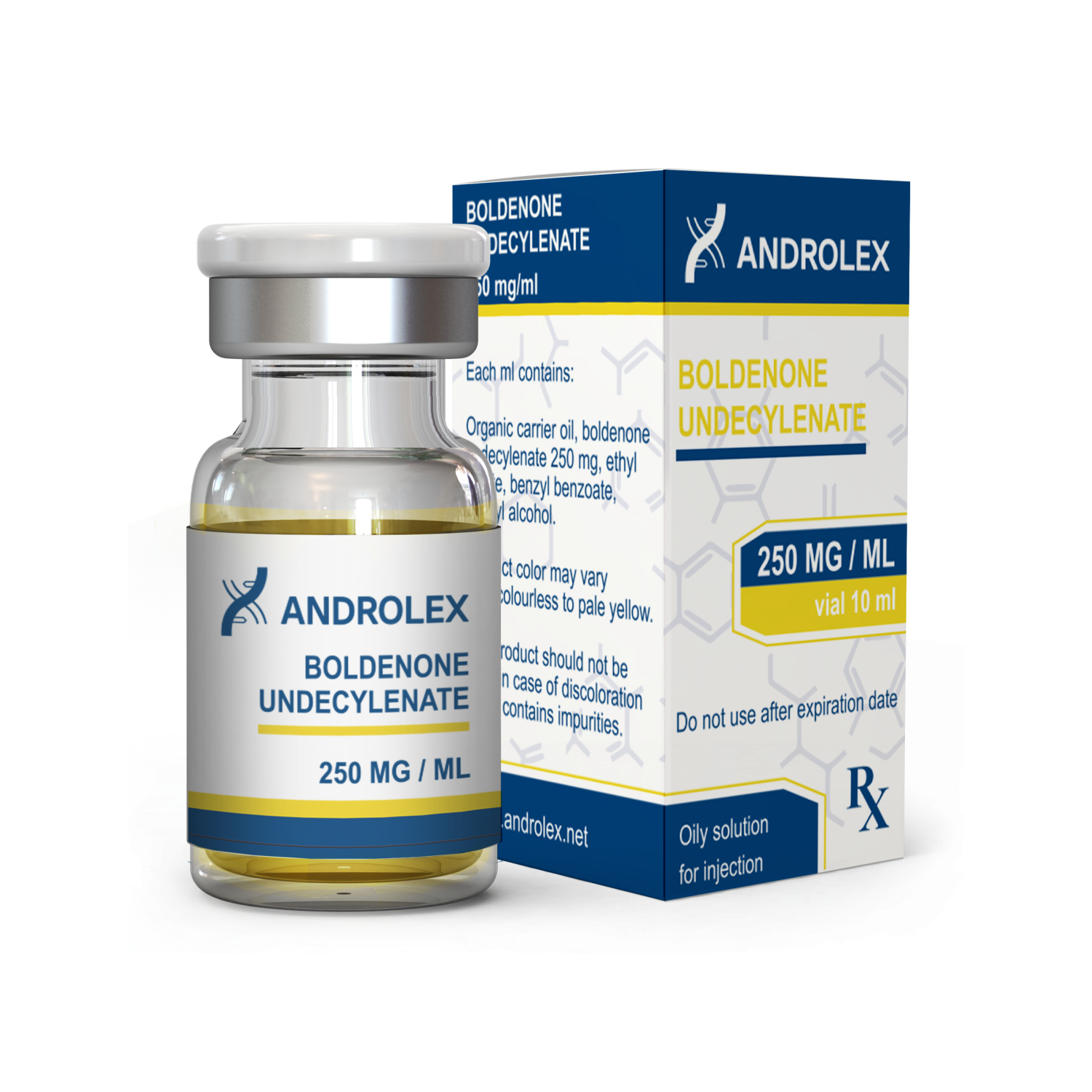 Androlex Boldenone Undecylenate 250 mg/ml Vial