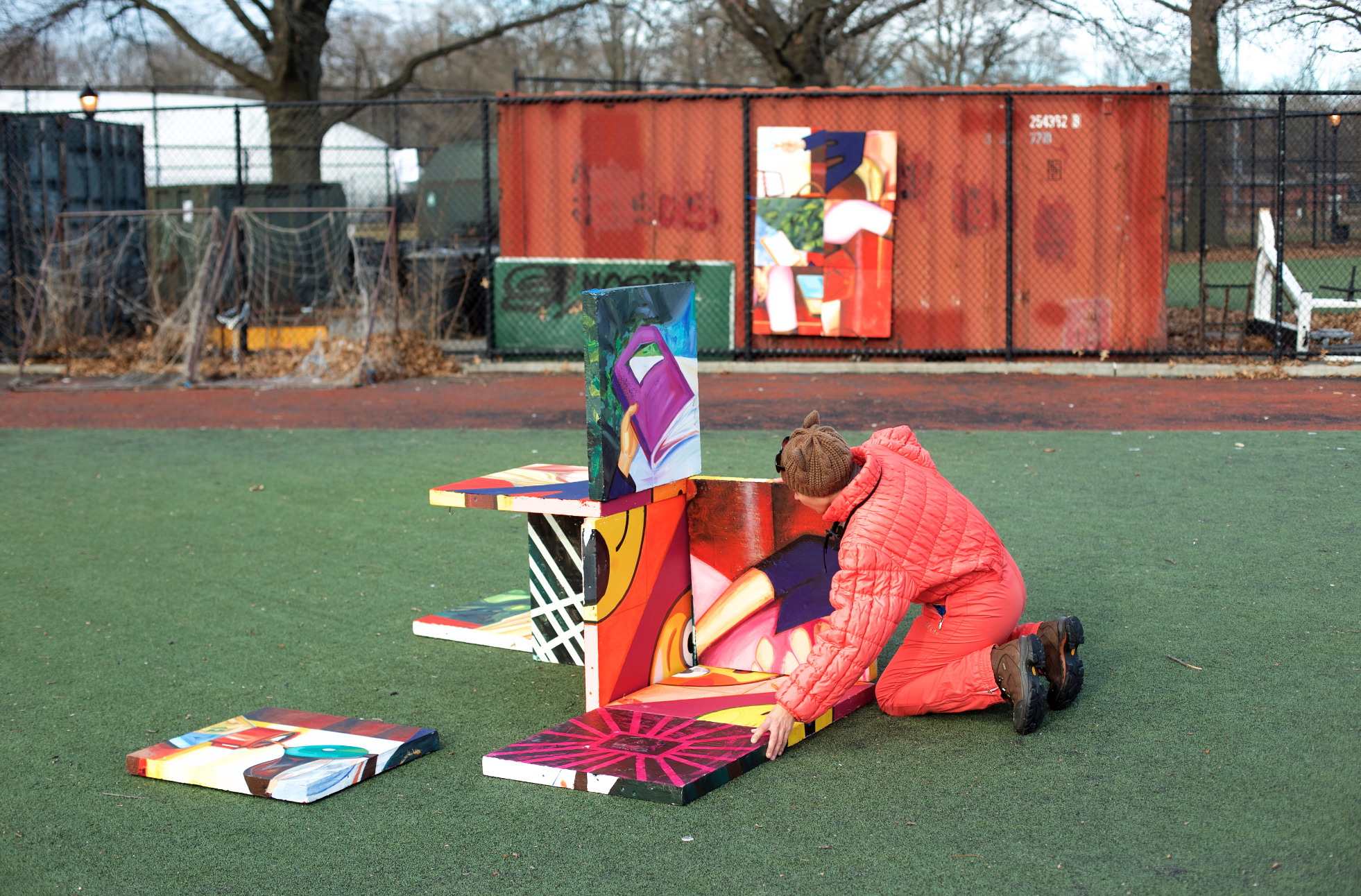 Sculptural Mural, Prospect Park, Brooklyn, NY