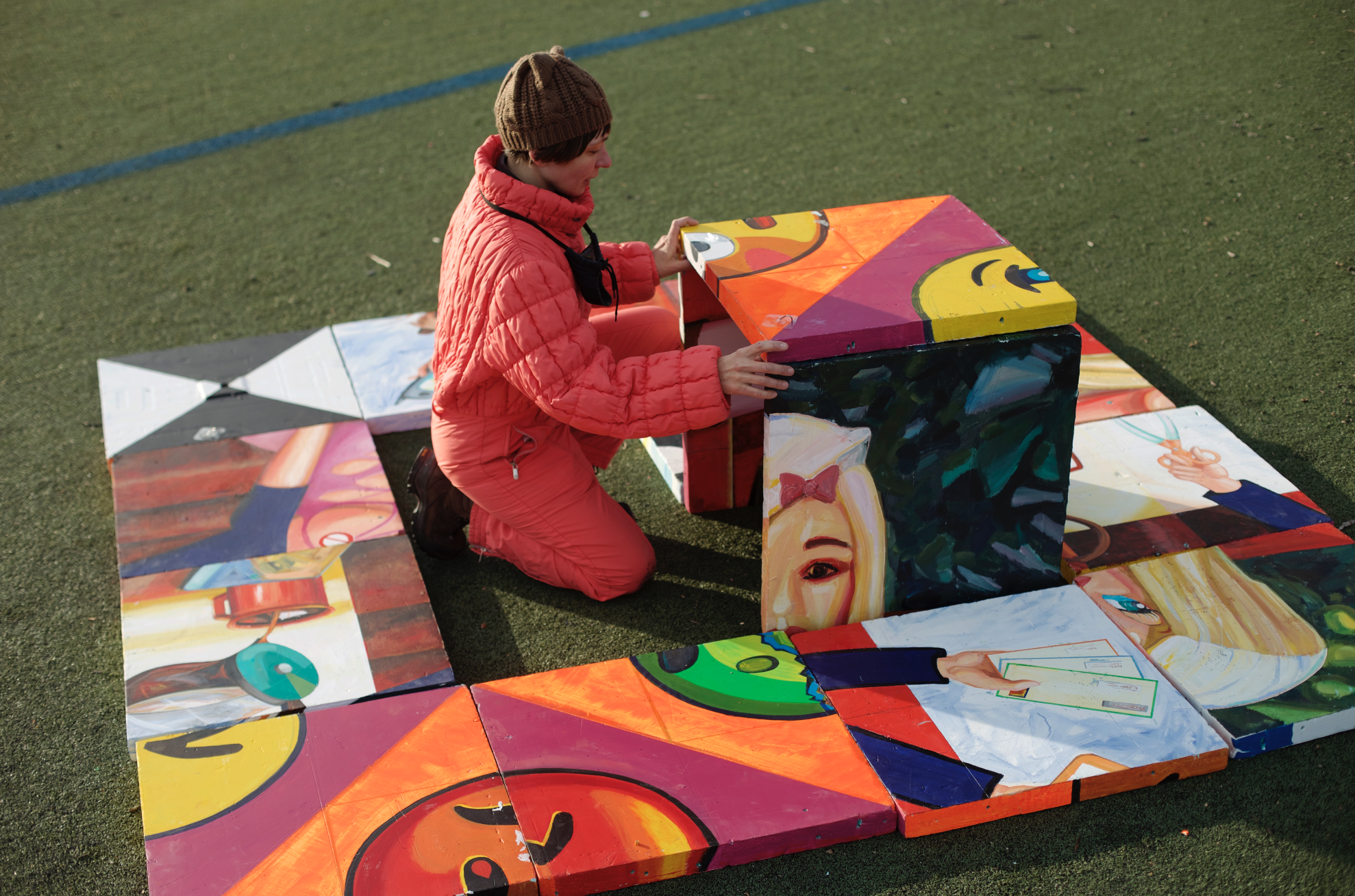 Sculptural Mural, Prospect Park, Brooklyn, NY