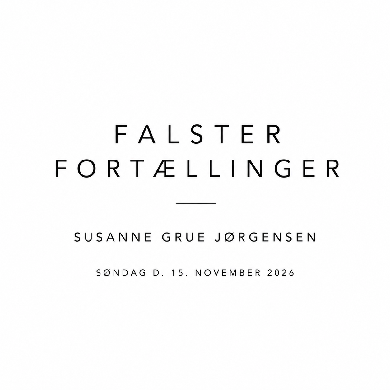 Falster Fortællinger Susanne Grue Jørgensen