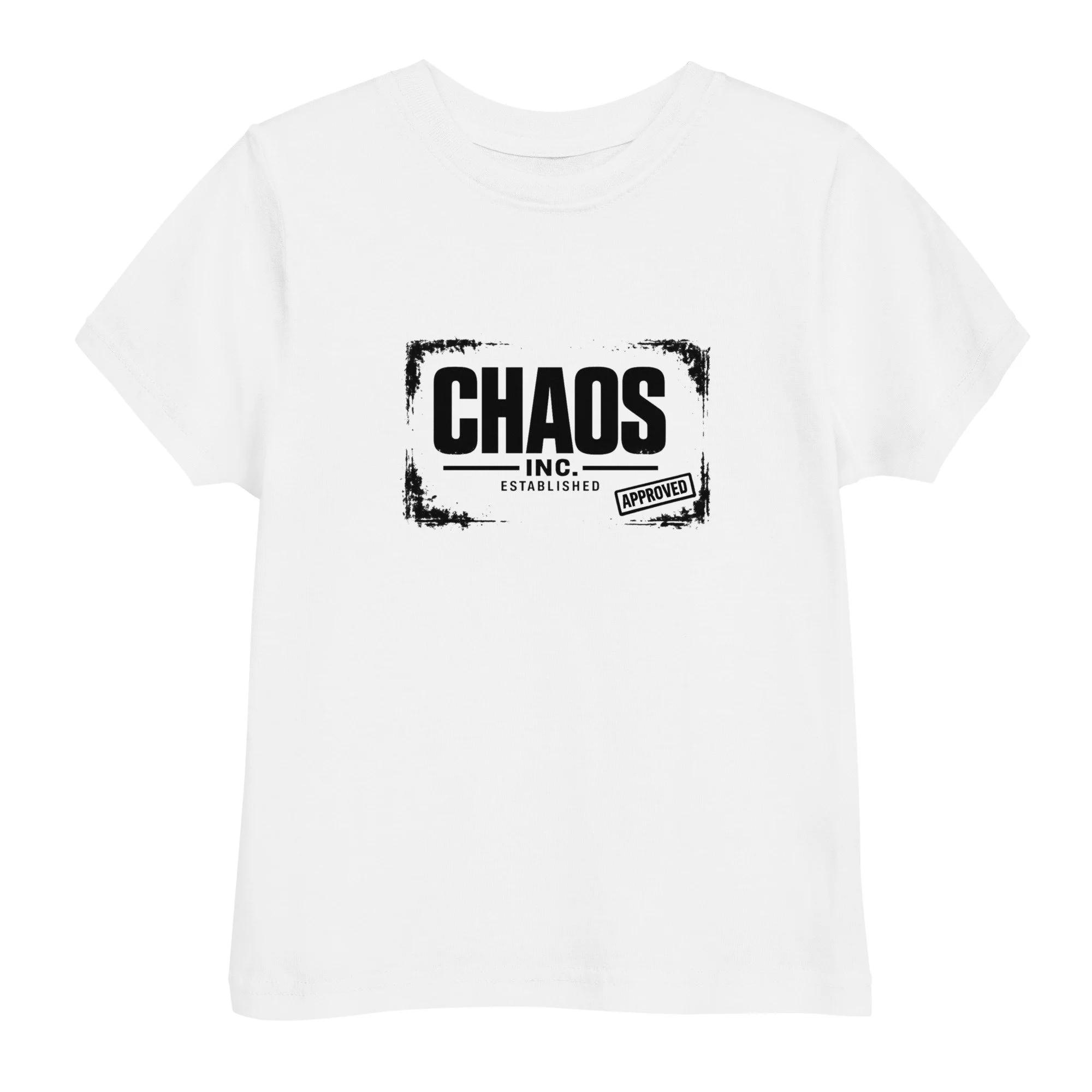 "Chaos, Inc." Toddler Jersey T-shirt
