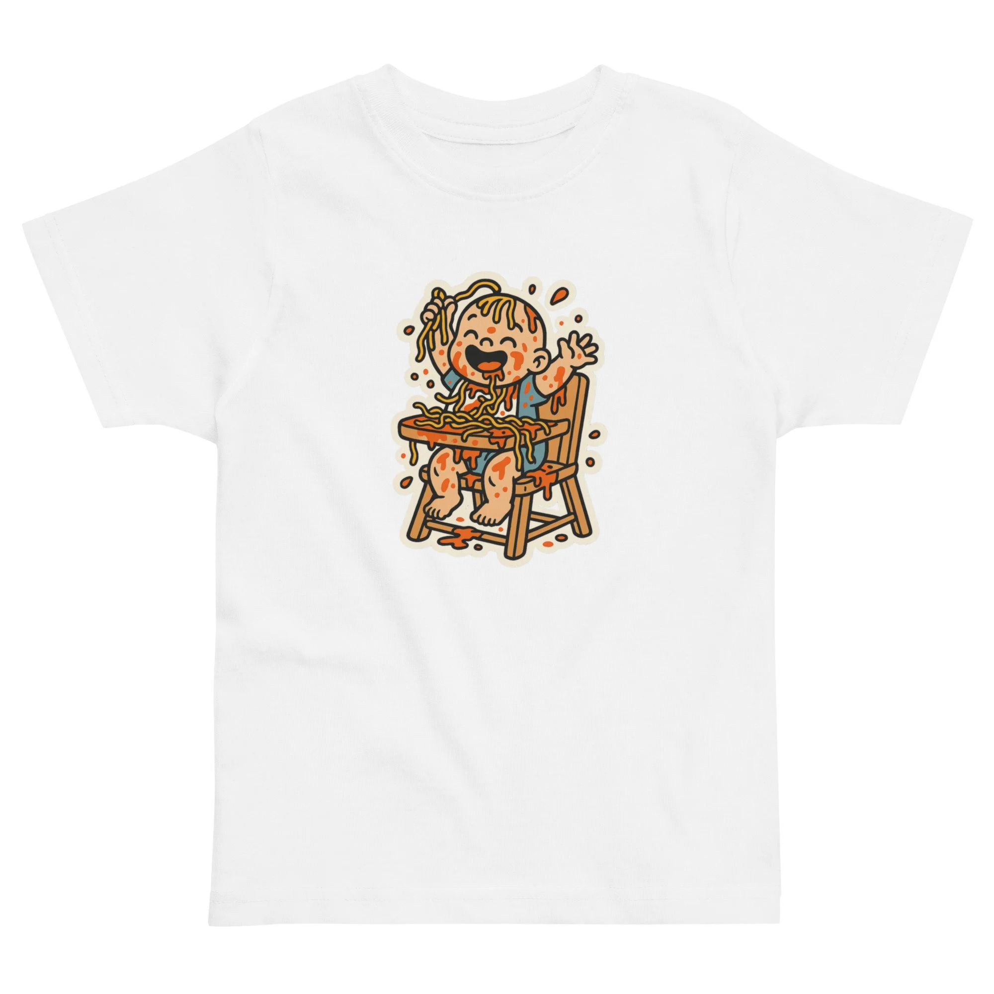 "Spaghetti Kid" Toddler Jersey T-shirt
