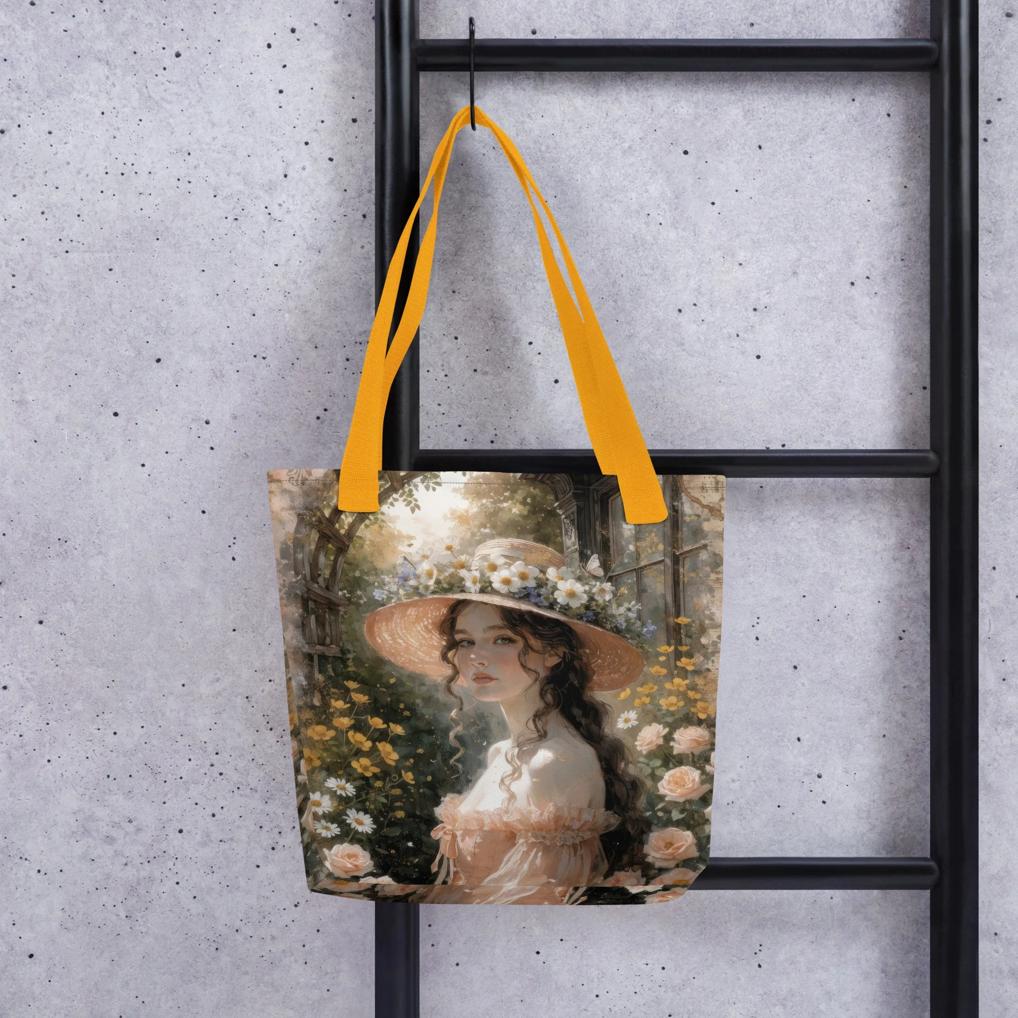 Victorian Garden Portrait Tote bag